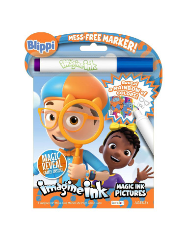 Libro para Colorear Blippi Imagine Ink 20 Páginas Sin Desorden
