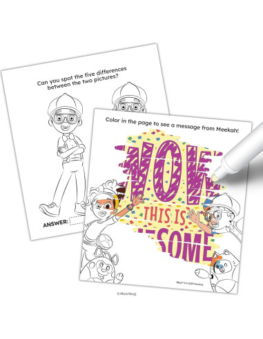 Libro para Colorear Blippi Imagine Ink 20 Páginas Sin Desorden