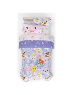 Juego de Cama Pokemon Chica Franco 5 Piezas Individual