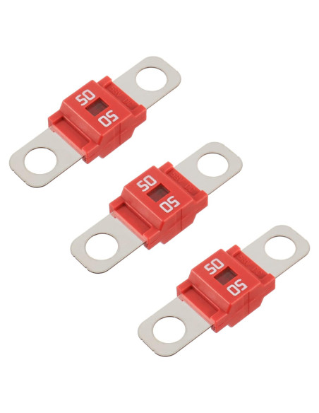 Fusible Midi BOJACK 50A - Paquete de 3 para Vehículos