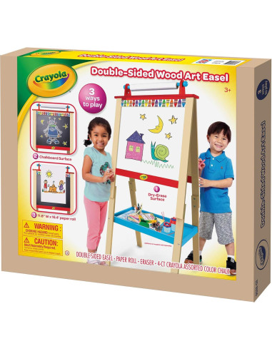 Caballete Doble Cara Grow'n Up Madera 58x43 cm Borrable