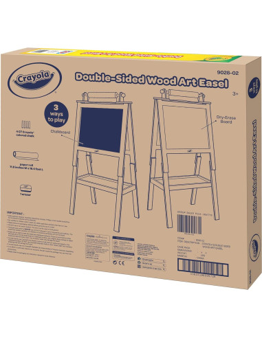 Caballete Doble Cara Grow'n Up Madera 58x43 cm Borrable