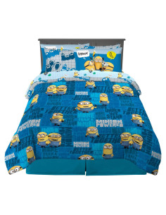 Juego de Cama Franco 7 Piezas Minions Reversible