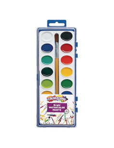 Acuarelas Lavables Colorations 16 Colores No Tóxicas