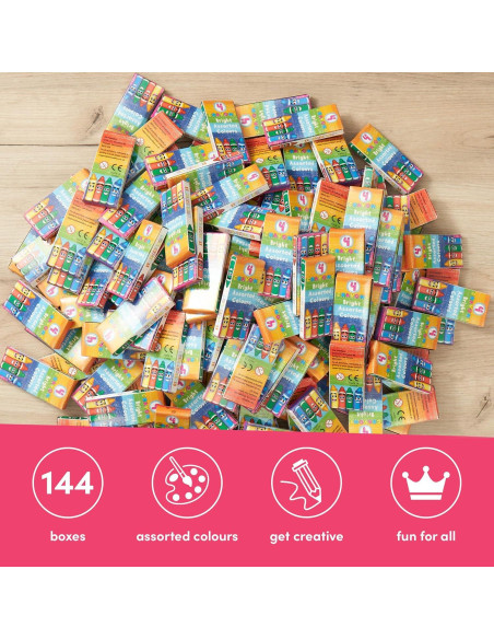 Crayones Mini THE TWIDDLERS 144 Paquetes para Niños