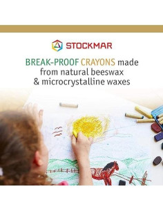 Crayones de Cera STOCKMAR - 12 Colores en Caja de Cartón 2