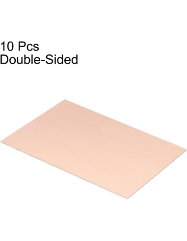 Placas PCB Doble Cara PATIKIL FR4 100x70mm Paquete de 10