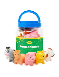 Juguetes de Baño Boley Animales de Granja 12 Piezas