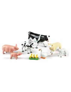 Juguetes de Aprendizaje Jumbo Animales de Granja - 8 Piezas