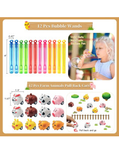 Suministros de Fiesta de Animales de Granja 108 Pcs Family Pro 2