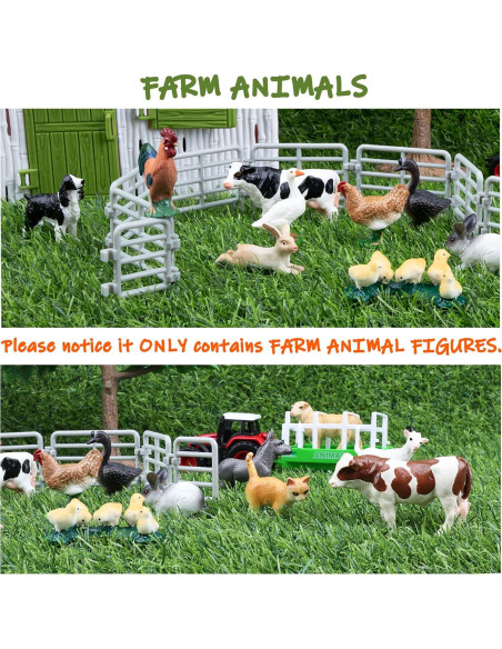 Figuras de Animales de Granja Toymany 14 Piezas Detalladas