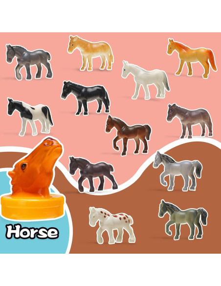 95 Figuras de Animales KarberDark para Niños 3+