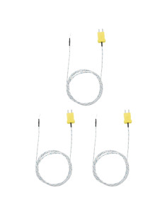 Sensor de Sonda Termopar Tipo K MECCANIXITY 3 Pcs 1m -50 a 400C
