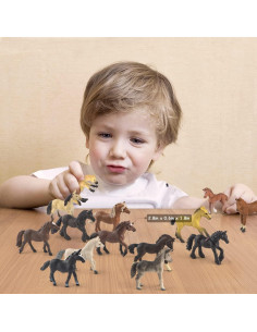 18 Figuras de Caballo Pony Miniatura Divwa - Juguetes Educativos 2