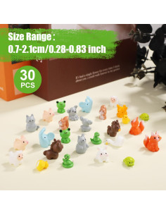 Juego de 30 Mini Animales de Resina NQEUEPN para Jardín 2