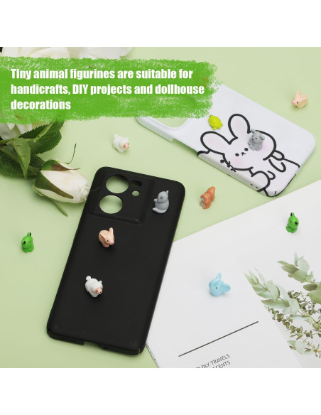 Juego de 30 Mini Animales de Resina NQEUEPN para Jardín