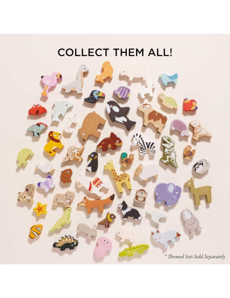 Le Toy Van Rompecabezas Apilamiento Madera 9 Animales 14cm