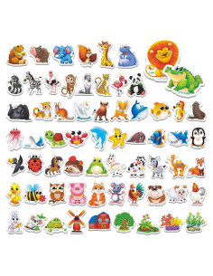 Imanes Magnéticos de Animales 65 PCS SpriteGru - Juguetes Educativos
