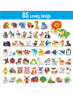 Imanes Magnéticos de Animales 65 PCS SpriteGru - Juguetes Educativos 2