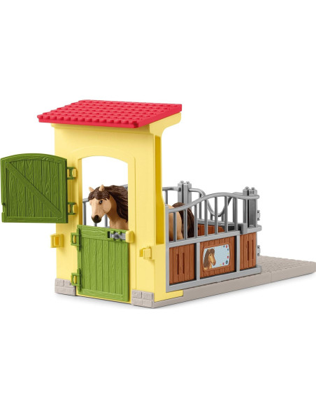 Set de Establo Schleich con Poni Islandés y Accesorios