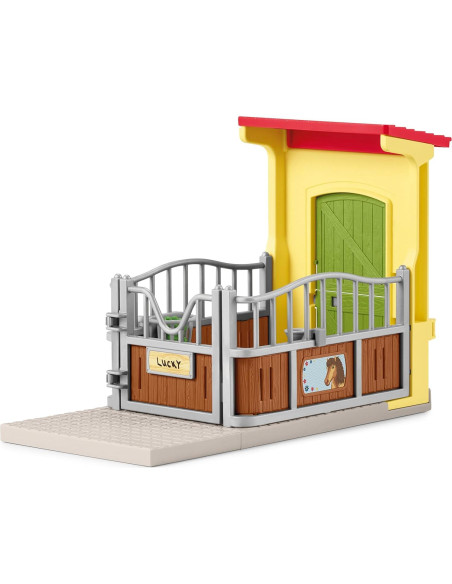 Set de Establo Schleich con Poni Islandés y Accesorios