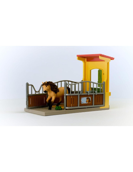 Set de Establo Schleich con Poni Islandés y Accesorios
