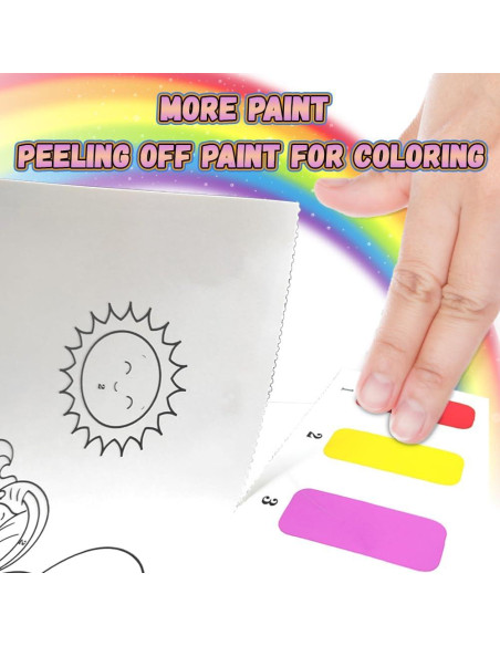 Conjunto de Pintura Acuarela YMluky para Niños 4-8 Años