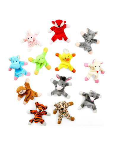 Juego de Imán de Animales Konohan - 12 Piezas Multicolor