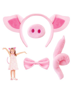 Disfraz de Cerdo para Niños con Accesorios Completos