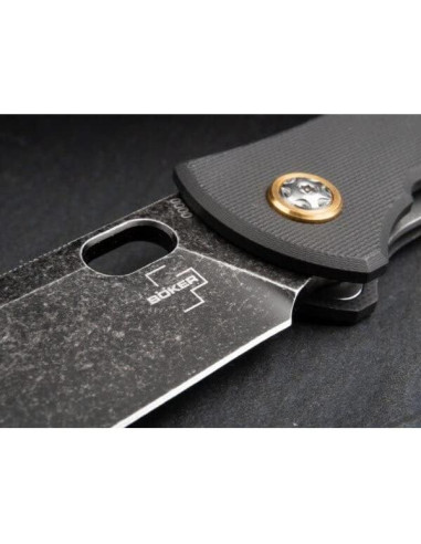 Cuchillo Boker Plus Fieldfolder D2 8.51 cm Linerlock G10 Negro