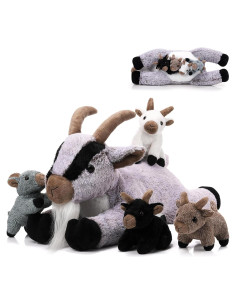 Conjunto de Juguetes de Peluche Cabra HyDren 5 Piezas 45 cm