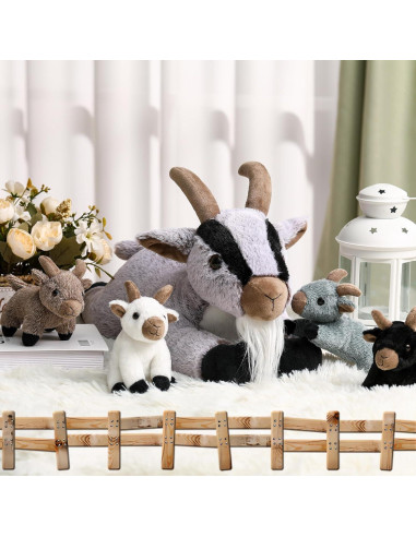 Conjunto de Juguetes de Peluche Cabra HyDren 5 Piezas 45 cm