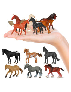 Set de 20 Figuritas de Caballo CLESDF Realistas para Niños