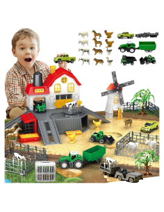 Juego de Juguetes de Granja Frontoytall - 49 Piezas Educativas