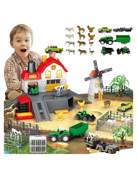 Juego de Juguetes de Granja Frontoytall - 49 Piezas Educativas