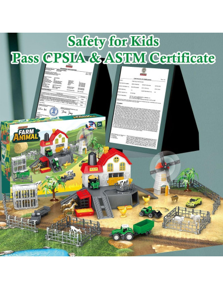 Juego de Juguetes de Granja Frontoytall - 49 Piezas Educativas