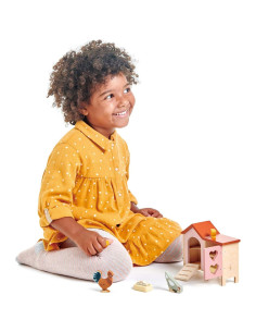 Gallinero de Madera Tender Leaf Toys - 9 Piezas para Niños 2