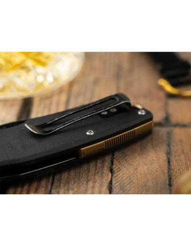 Cuchillo Boker Plus Fieldfolder D2 8.51 cm Linerlock G10 Negro