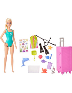 Juego de Barbie Biologa Marina con Laboratorio Móvil y Accesorios 2