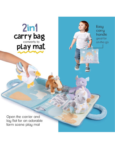 Juguetes de Desarrollo Animales de Granja Plush Creations 0+