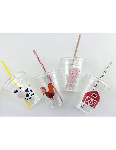 Vasos de Fiesta de Granja Stesha Party Set de 12