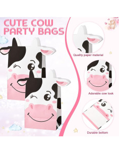 86 Piezas Fiesta de Vaca - Suministros para Cumpleaños 2