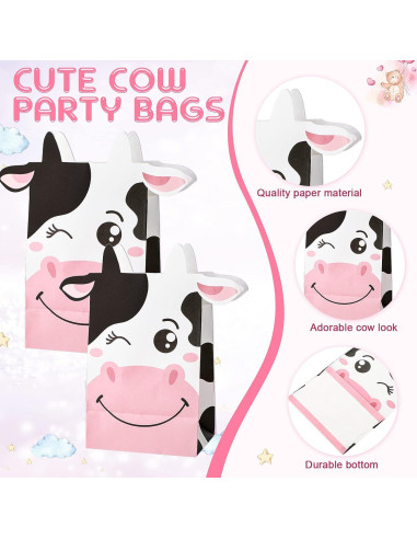 86 Piezas Fiesta de Vaca - Suministros para Cumpleaños