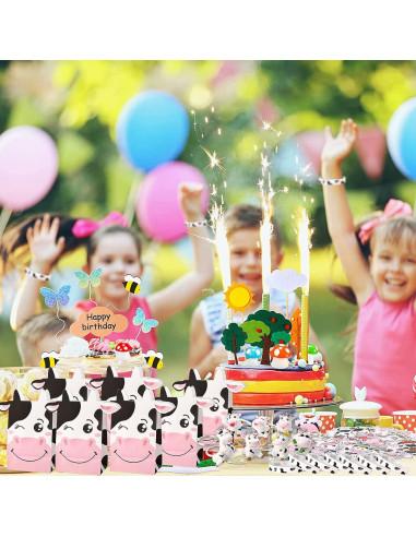 86 Piezas Fiesta de Vaca - Suministros para Cumpleaños