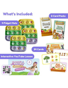 Juego Educativo Fidget Popplers - El Juego de Fidget - 6 Mini-Juegos 2