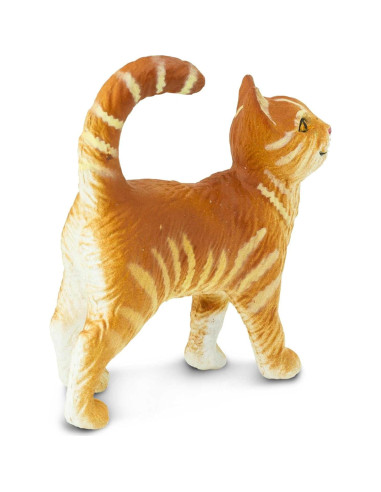 Figura Gato Atigrado Safari Ltd. 5 cm Juguete Educativo