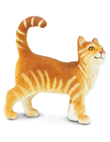 Figura Gato Atigrado Safari Ltd. 5 cm Juguete Educativo