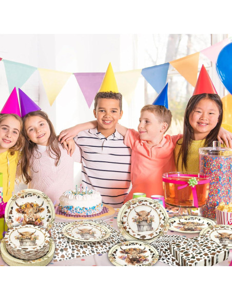 Kit de Fiesta de Vaca Osonm 180 Piezas para 60 Personas