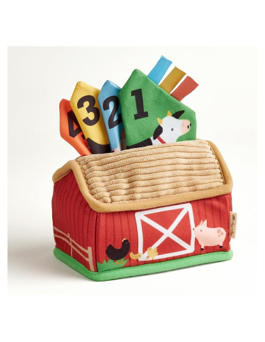 Pañuelos Sensoriales Itzy Ritzy Granja - 4 Piezas Educativas