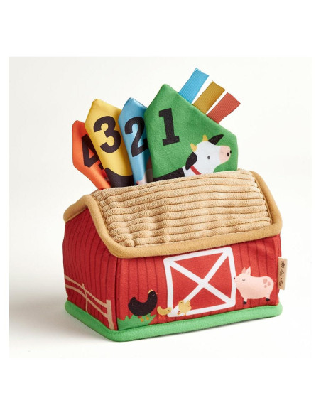 Pañuelos Sensoriales Itzy Ritzy Granja - 4 Piezas Educativas